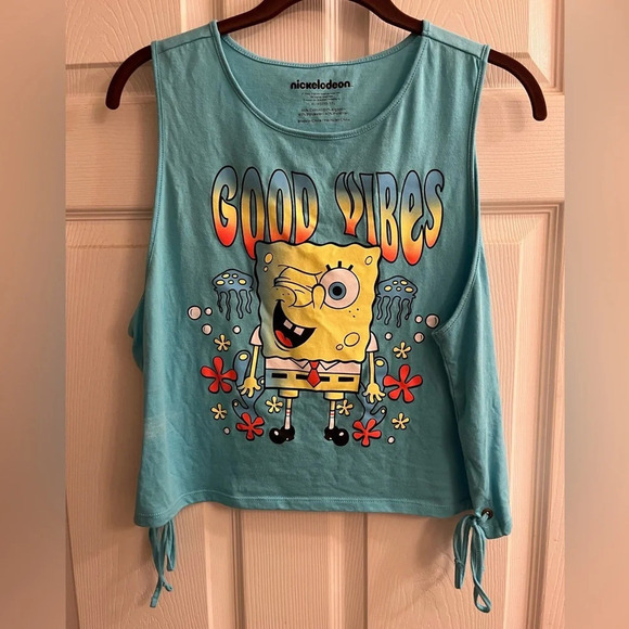 SPONGE BOB~GRAPHIC TEE~NICKELODEON~NWOT~XL - Picture 1 of 8